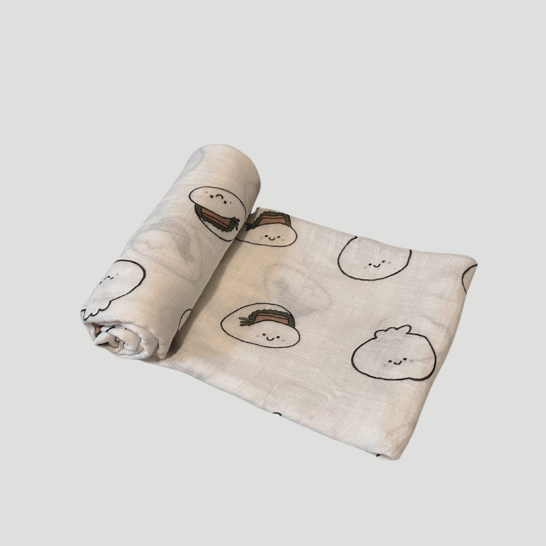Bamboo Organic Cotton Muslin Swaddle Blanket