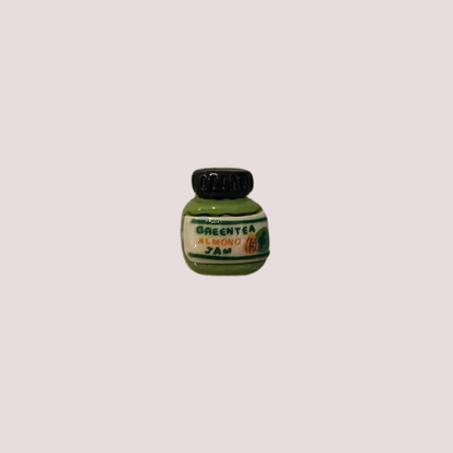 Green Tea Almond Jam Spread Croc Charm