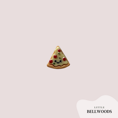 pizza with smile croc charm