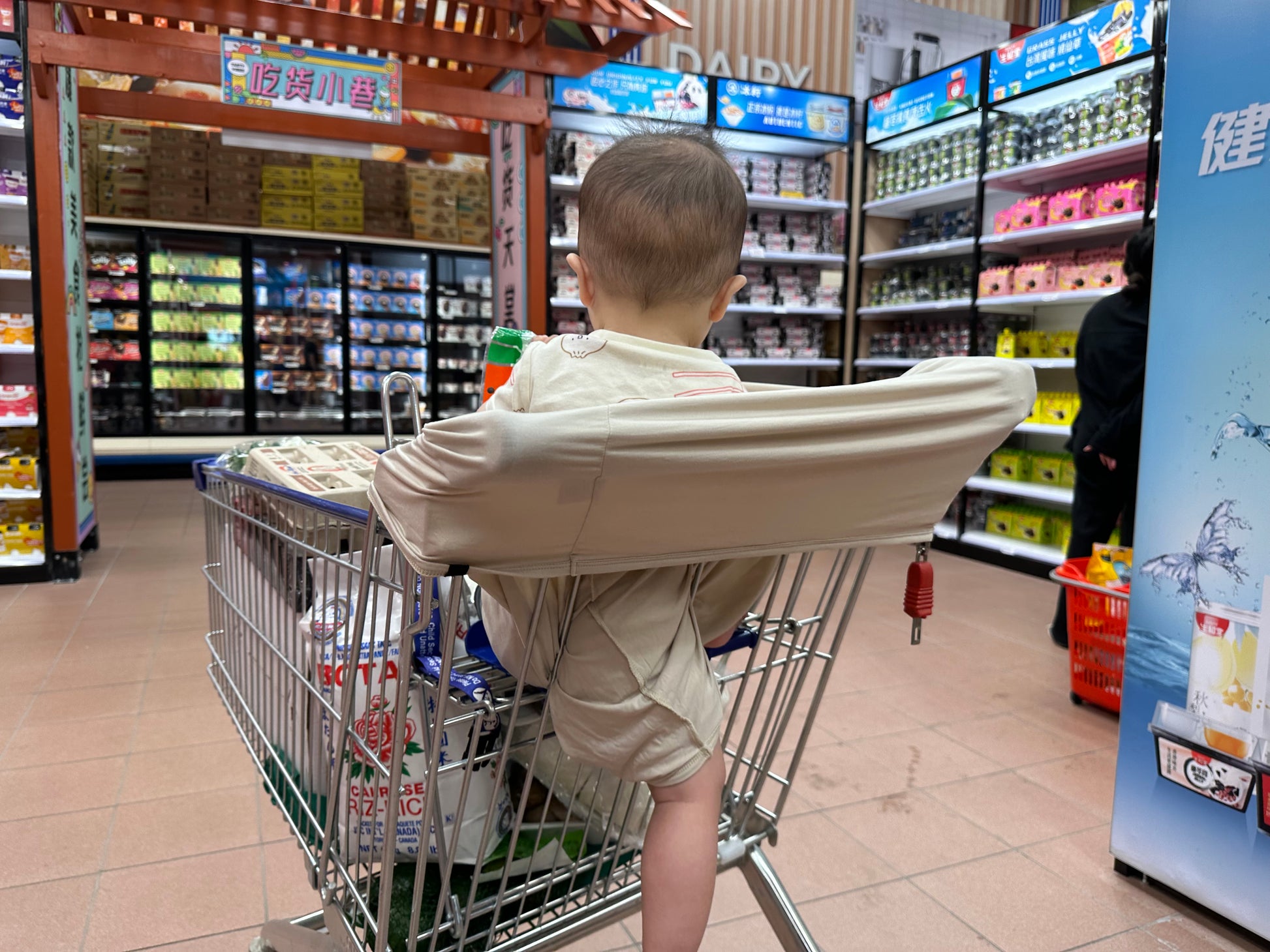 Shopping Cart Cover in Oat (Beige)